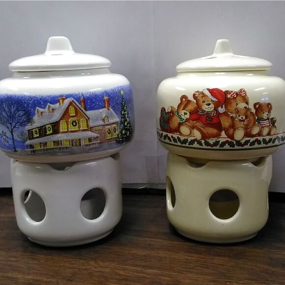 Two room scenters-potpourri warmers-Christmas  - Picture 1 of 8
